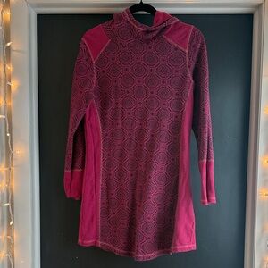 Prana Pink Patterned Dress